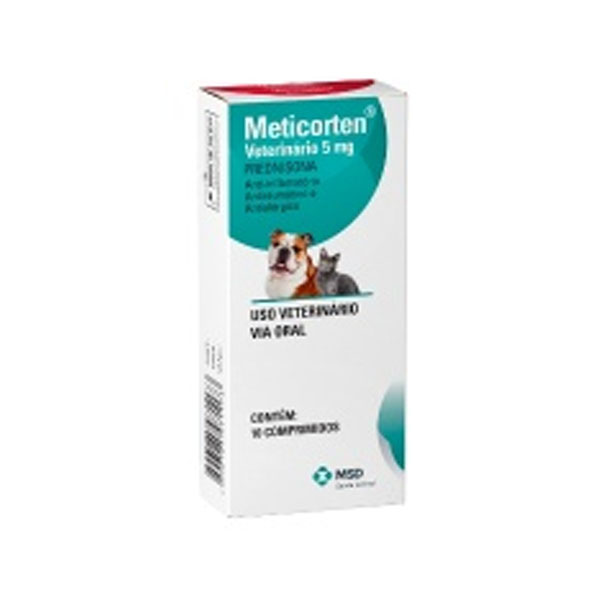 Meticorten MSD 5mg 10 Comprimidos