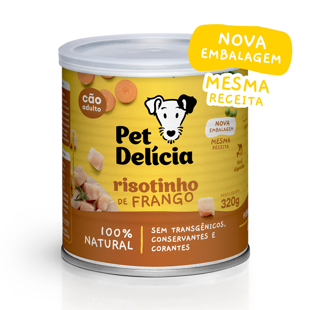 Ração Úmida Natural de Frango para Cães Adultos 320 g