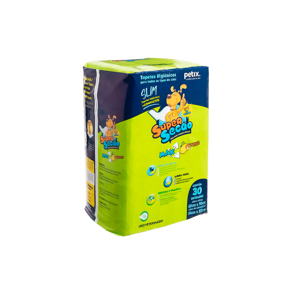 Tapete Higiênico Super Secão Max Citrus Slim para Cães