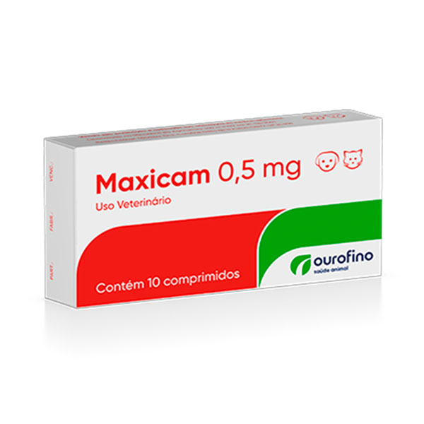 Maxicam Ourofino 0,5mg 10 Comprimidos