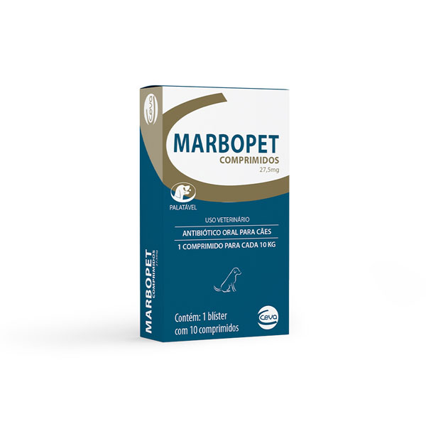 Marbopet Ceva 27,5mg 10 Comprimidos